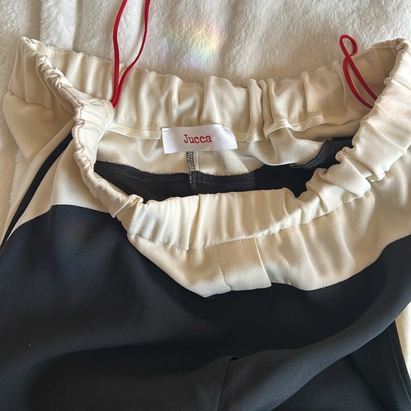 Jucca pants Size 8 Black Made in Italy - Picture 8 of 9